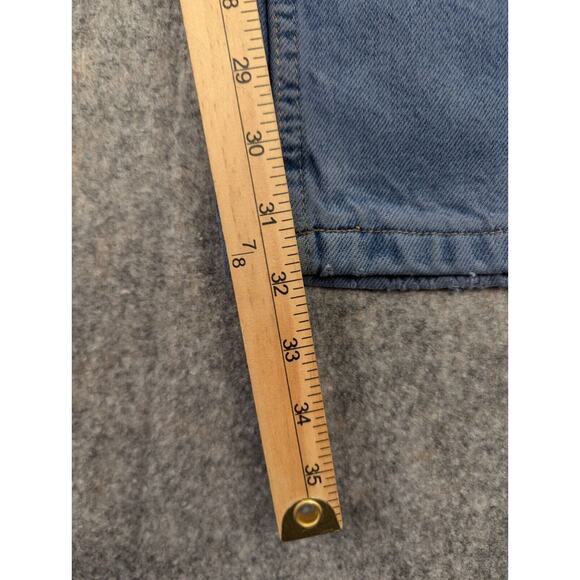 Gitano Jeans 32x 32 Vintage High-Rise Mom Jeans Blue Cotton Denim - Picture 5 of 8